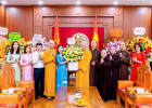 Ban Trị sự GHPGVN tỉnh chúc mừng 95 năm ngày truyền thống MTTQ